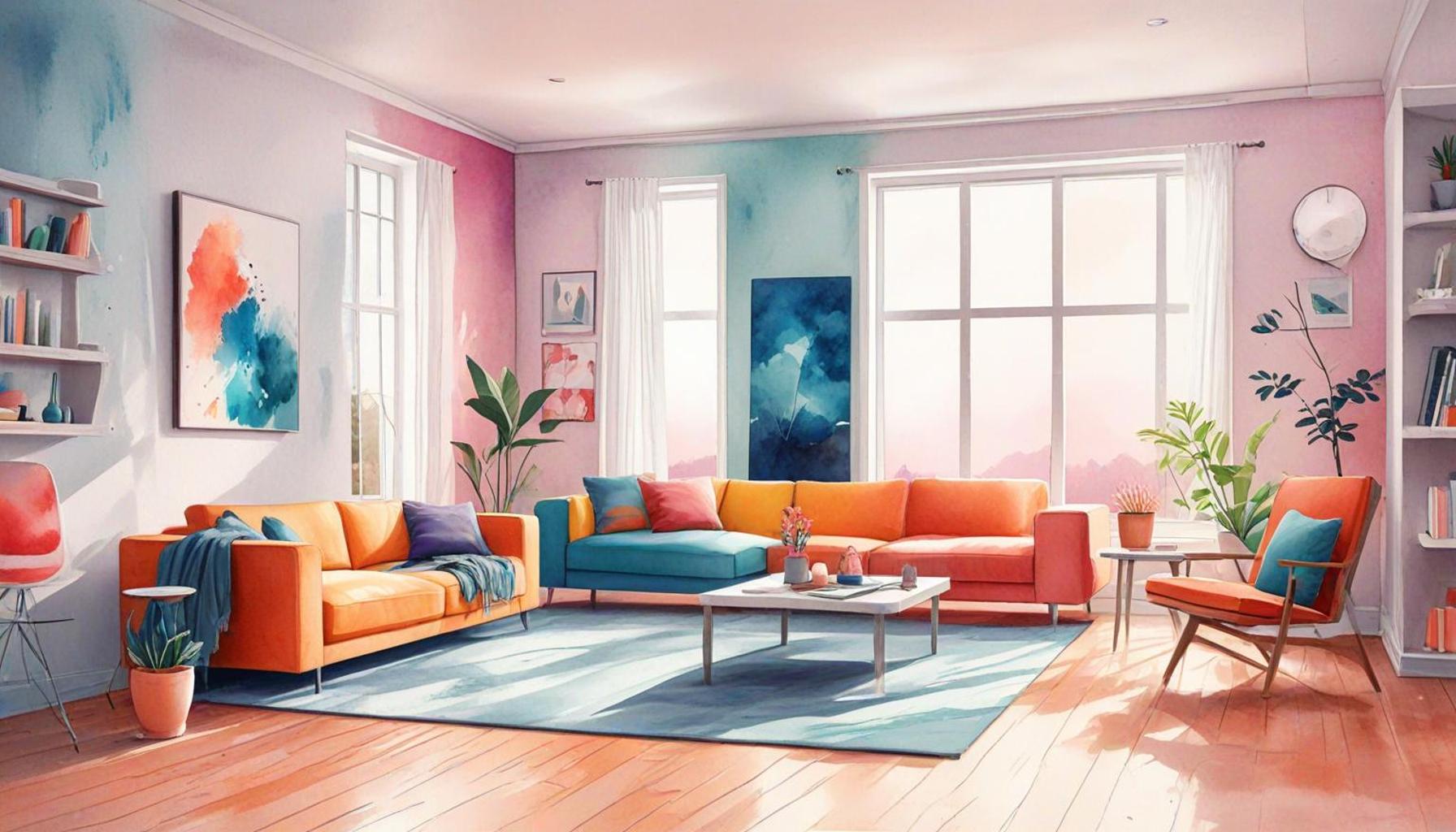 Minimalist Interior Design: The Influence of Colors on Space Perception and Organization