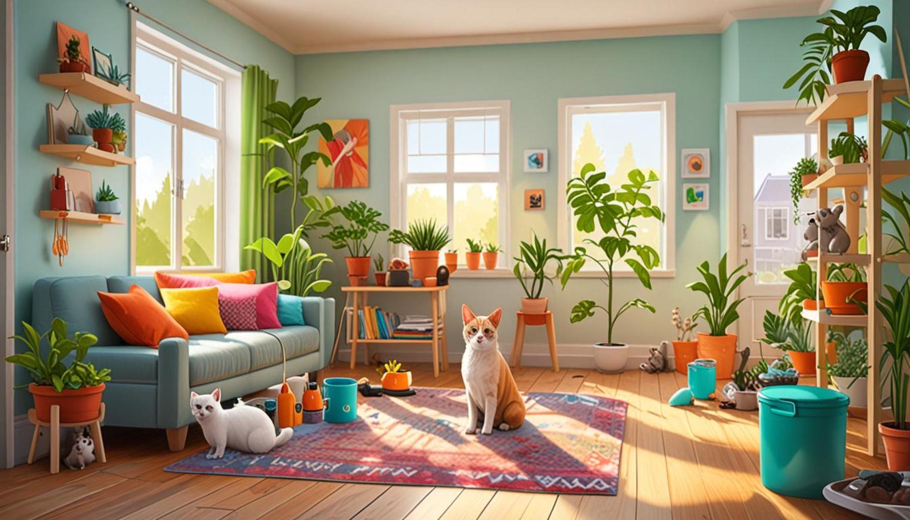Creating a Mini Sustainable Habitat for Pets Indoors
